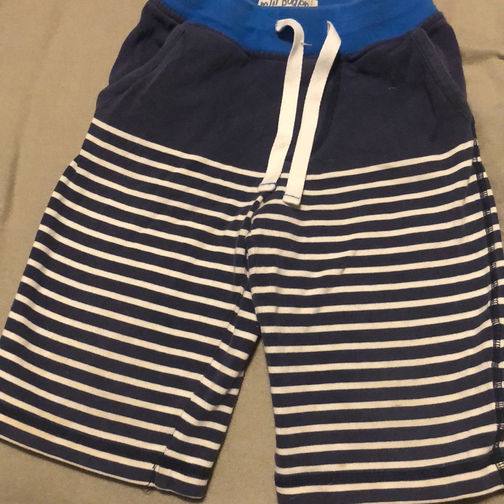 Mini Boden Striped Shorts